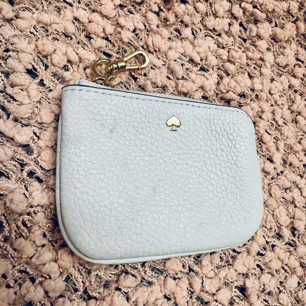 Kate Spade Powder Blue Coin Purse - Picture 3 of 6